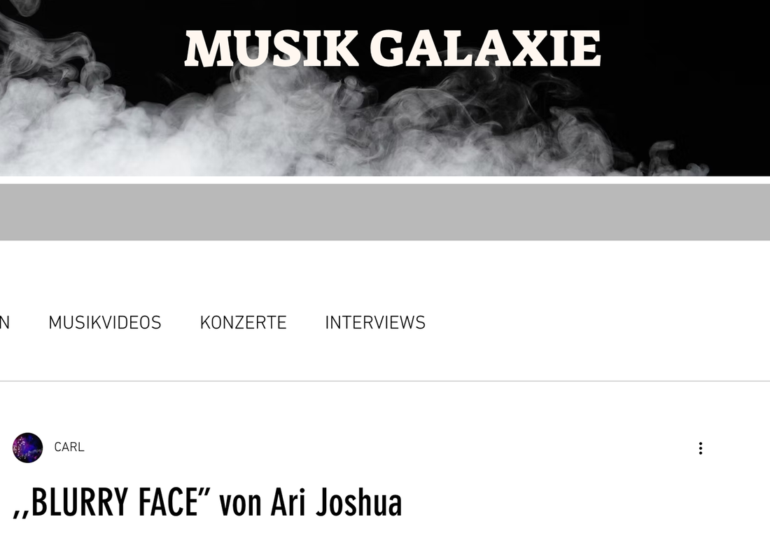 Musikgalaxie on Ari Joshua’s “Blurry Face”