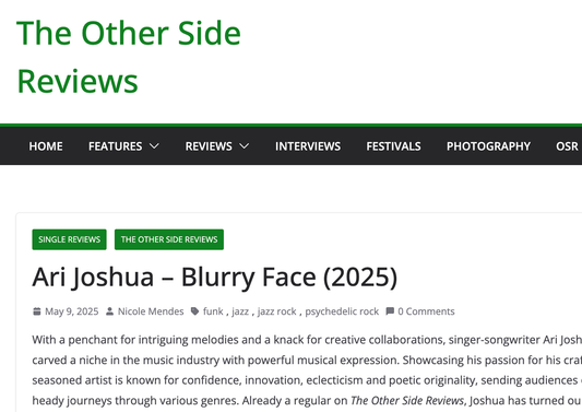 The Other Side Reviews on Ari Joshua’s “Blurry Face”